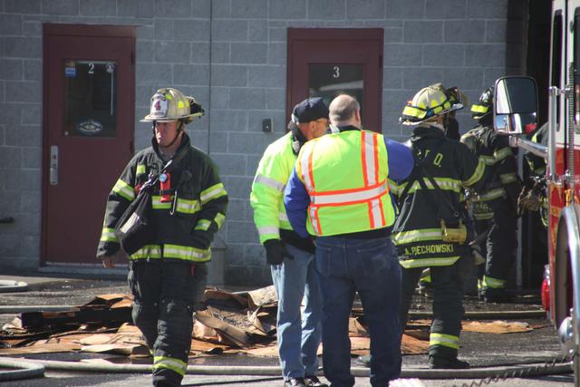CJ's Garage fire. Photo courtesy of Bill Marshall.